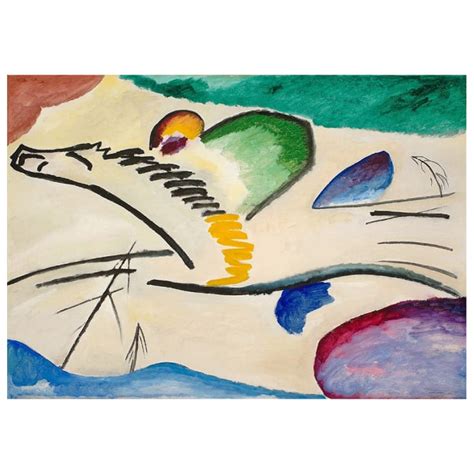 Cuadro Lienzo Lyrical Wassily Kandinsky Cm 80x100 Maisons Du Monde