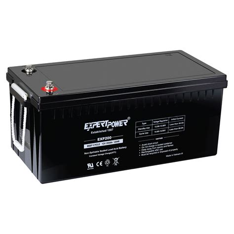 Amazon Deep Cycle Agm Battery Volt Ah For Rv Solar Marine