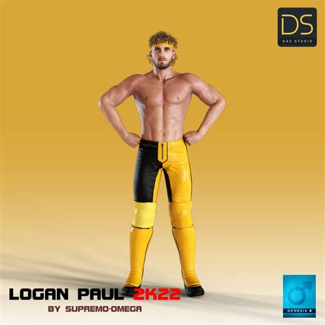 Logan Paul 2k22 For G8 Male Daz Content By Supremoomega