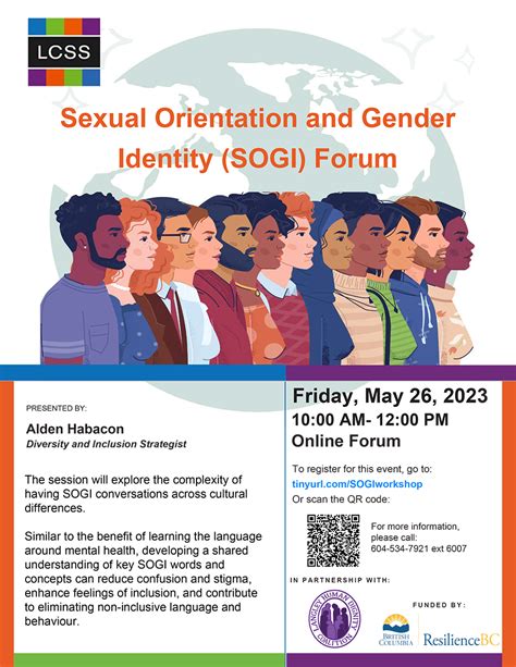 Sexual Orientation And Gender Identity Sogi Forum Lcss