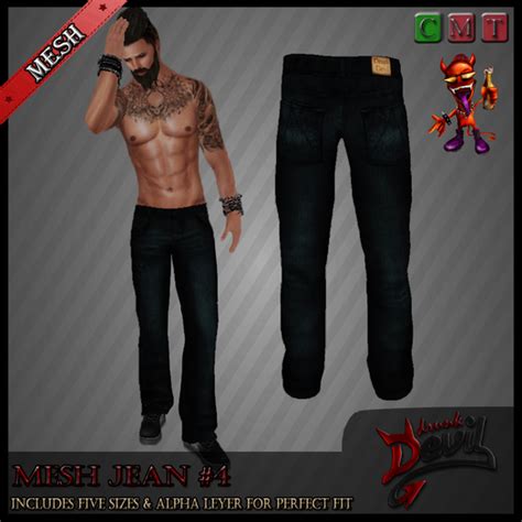 Second Life Marketplace Drunk Devil ~ Darkslategray ~ Mesh