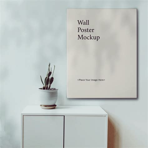 Free Unframed Canvas On Wall Mockup Free Mockups Best Free Psd