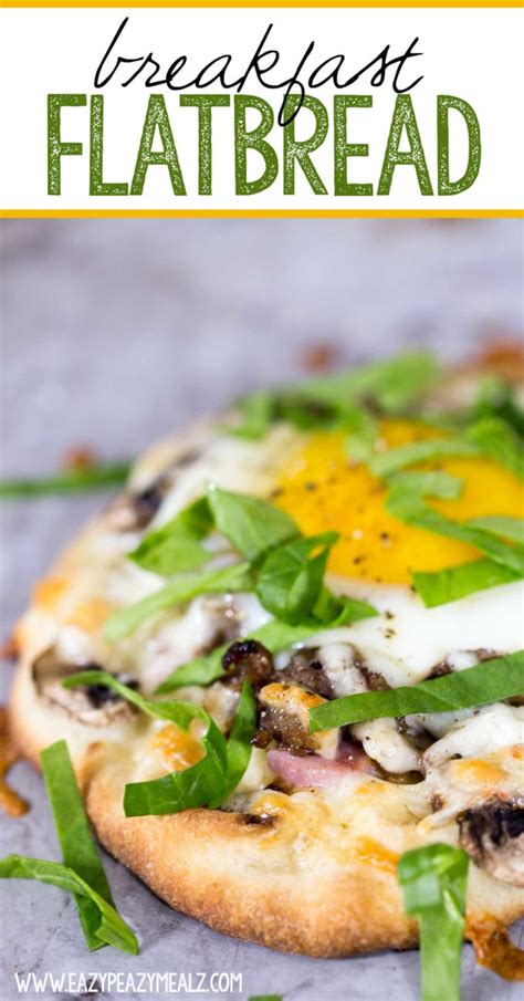 Breakfast Flatbread - Easy Peasy Meals