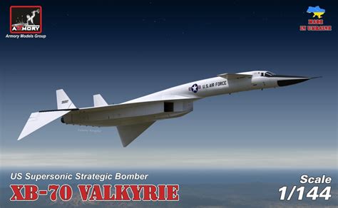 XB-70 Valkyrie US Supersonic Strategic Bomber (Cold War period) Armory Models Group -14701