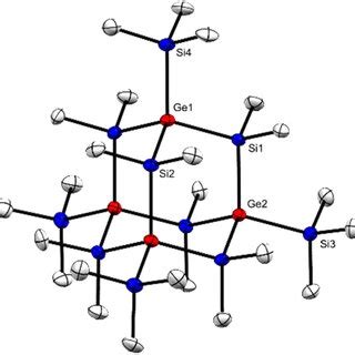 Molecular Structure Of Thermal Ellipsoid Plot Drawn At The