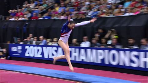 Kyla Ross Vault 2012 Visa Championships Sr Women Day 2 Youtube