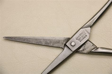 VINTAGE J. A. HENCKELS SCISSORS TWIN WORKS SOLINGEN GERMANY PLATINUM CARBON STEE | #1984802562