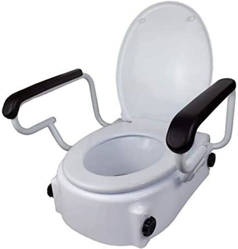 Mobiclinic Tajo Toilet Seat Lift Raised Toilet Seat With Lid