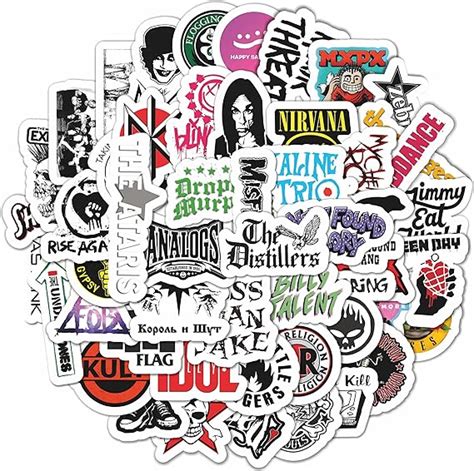 Amazon BulbaCraft 100Pcs Punk Stickers Punk Rock Stickers Punk