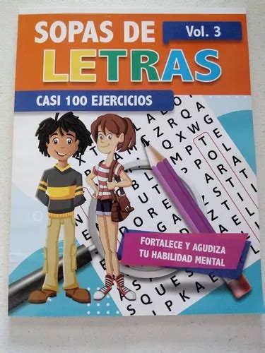 Sopas De Letras Vol 3 Tamaño Carta Letra Grande