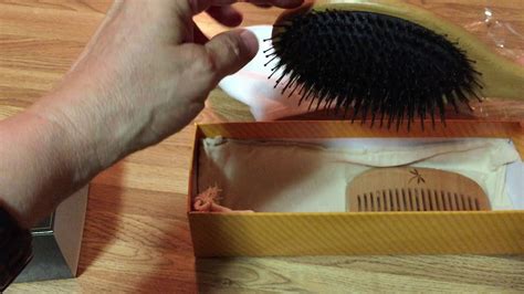 Boar Bristle Hair Brush Belula Youtube