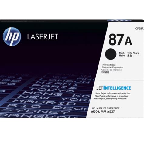 TONER HP CF287X 87X L J E M506 NEGRO 18K PAG Original