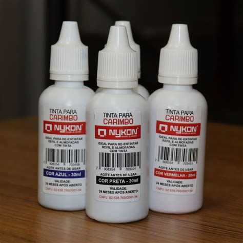 Tinta para Carimbo Nykon 30ml Alô Carimbos