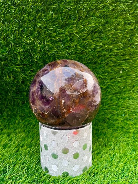 Super Seven Sphere Crystal Ball Unique Healing Melody Stone Etsy