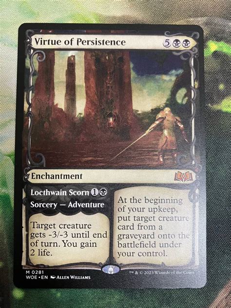 Yahooオークション Mtg 執念の徳目virtue Of Persistence 英語 シ