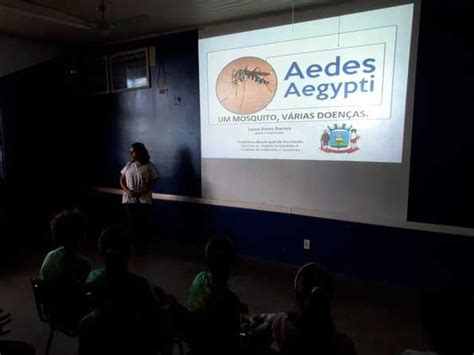 Equipe Da Vigil Ncia Sanit Ria Realiza Palestra Sobre Dengue Nas