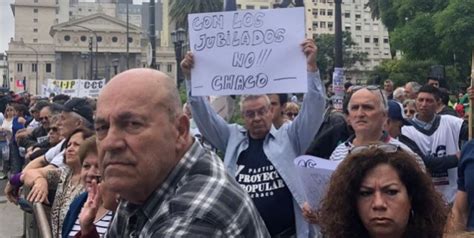 Así fue la marcha de los jubilados por dentro InfoVeloz