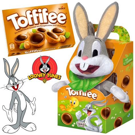 Toffifee G Maskotka Zabawka Kr Lik Bugs Looney Tunes Storck