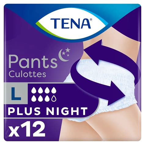 Tena Pants Culottes Plus Night L Pi Ces Carrefour Site