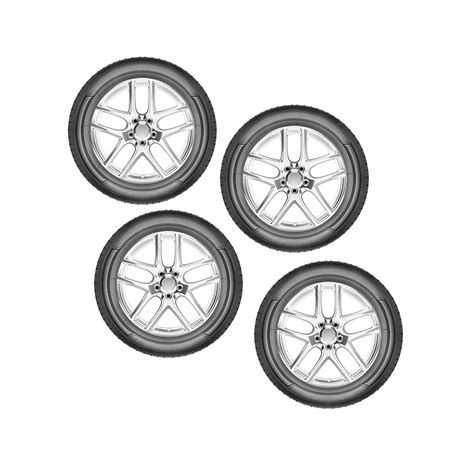 Steel Alloy Simple Rims Set Acero