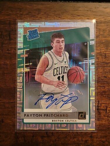 PAYTON PRITCHARD Auto RC 2020 21 Donruss Choice Rated Rookie Auto