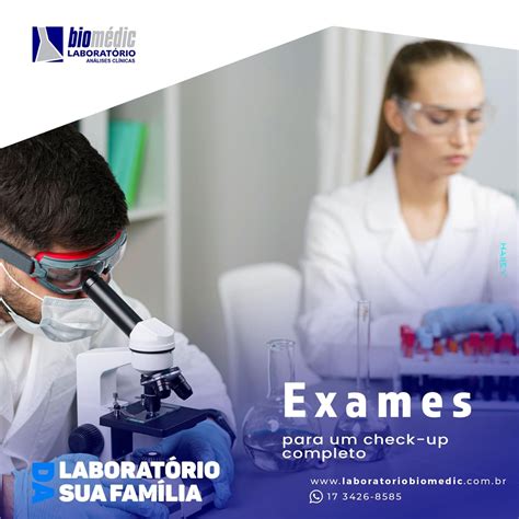 Laborat Rio Biom Dic Exames Para Um Check Up Completo