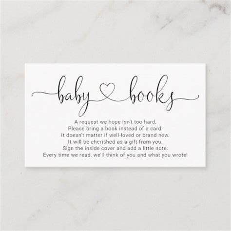 Book Request For Baby Shower Invitation Simple Zazzle