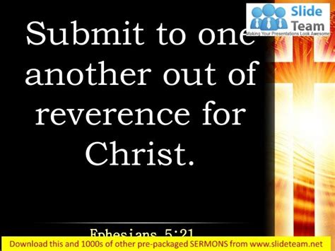 0514 Ephesians 521 Another Out Of Reverence For Christ Power Point Ch
