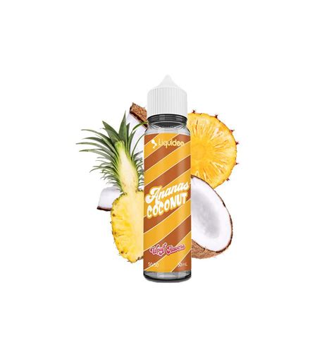 E Liquide Ananas Coconut Wpuff Flavors Liquideo 50ml