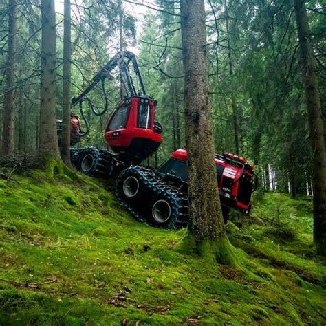 Abbattitrice Forestale Cingolata Xc Komatsu Forest Ab Con Gru