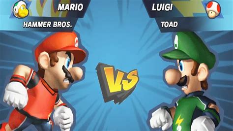 Super Mario Strikers Mario Vs Luigi Round Professional Difficulty