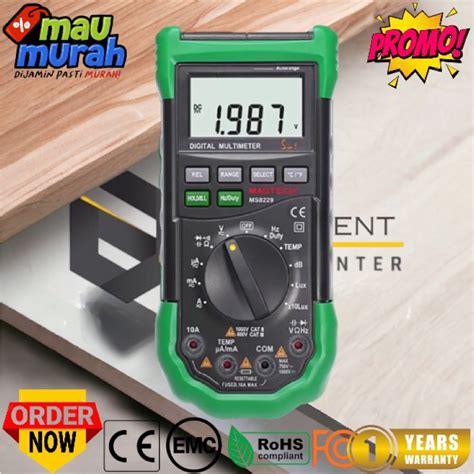 Jual Mastech MS8268 Multimeter Digital AC DC Multitester Tester Listrik