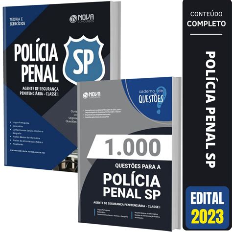 Kit Apostila Pol Cia Penal Sp Agente Penitenci Rio Quest Es