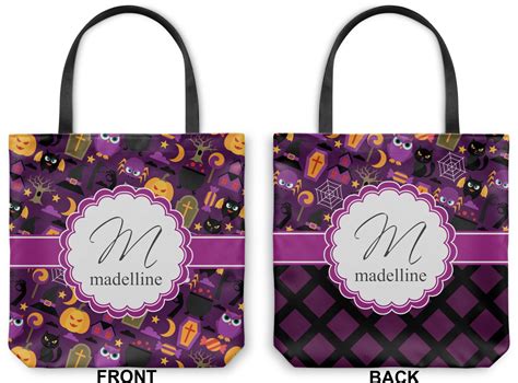 Halloween Canvas Tote Bag (Personalized) - YouCustomizeIt