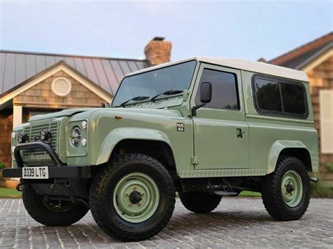 Land Rover Defender Heritage Green Extensively Upgraded Right