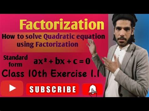 Lec 03 What Is Factorization How To Use Factorization To Solve