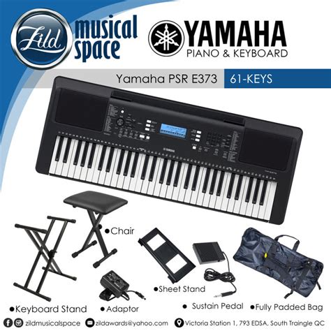 Yamaha Psr E Keys Portable Keyboard Lazada Ph