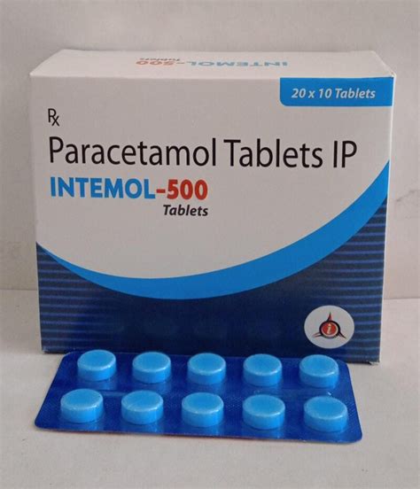 Paracetamol 500mg Tablets Intemol 500 Integrated Laboratories Pvt Ltd