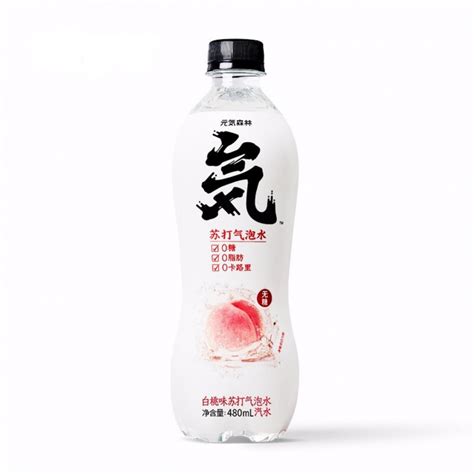 Genki Forest Soda Sparkling Water White Peach Flavour 480ml 元気森林苏打汽泡水白桃