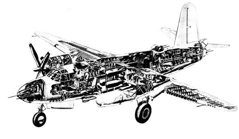 A Martin B 26 Marauder Cutaway View Modellbau Modell Bau