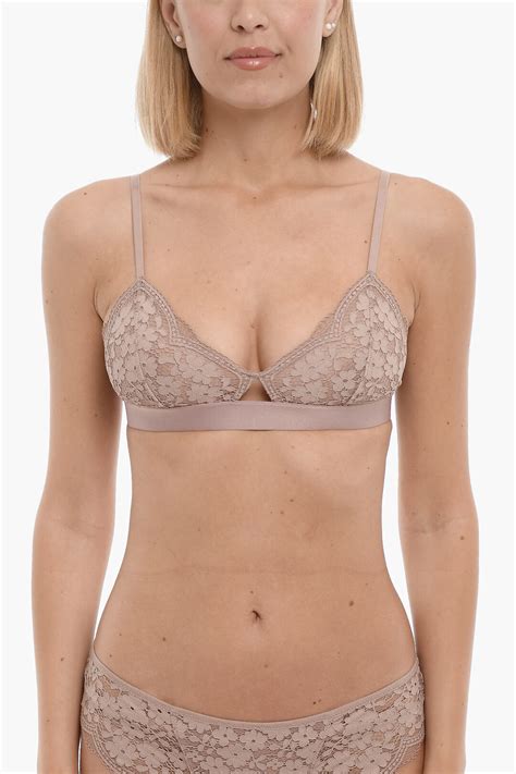 Samsoe Samsoe Reggiseno Lottie In Pizzo A Tinta Unita Donna Glamood