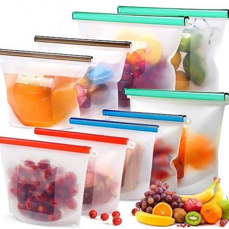 Купить Силиконовый герметичный пакет-контейнер для хранения продуктов ...