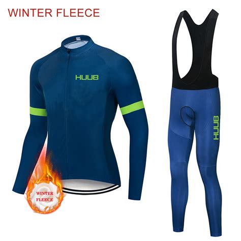 Huub Winter Thermal Fleece Cycling Jersey Set Mountian Bicycle