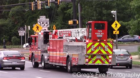 Montgomery County Fire And Rescue Units Responding To Technical Rescue 6