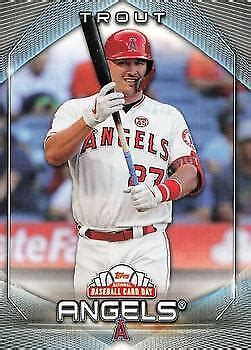 Topps National Baseball Card Day Ntcdg Mike Trout Los Angeles