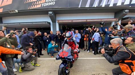 Marc Márquez Ya Rueda Con La Ducati Del Equipo Gresini