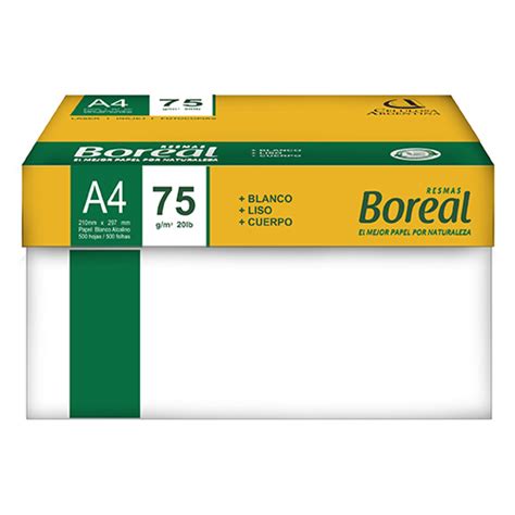 Resma Papel Boreal T A Grs X Hs Distribuidora Dique