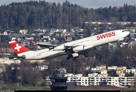 HB JMB Airbus A340 313X Swiss Tomasz Habaj JetPhotos