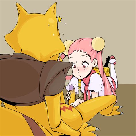 Rule 34 B Intend Female Handjob Human Kadabra Male Mira Pokemon Nintendo Penis Pokemon