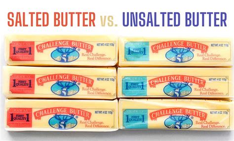 Salted Butter vs. Unsalted Butter - i am baker